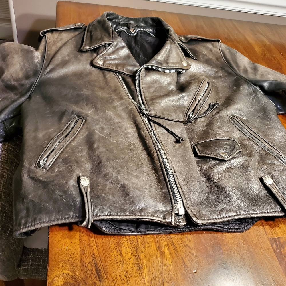 Schott Motorcycle Jacket Vintage Leather